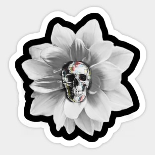 SkullDahlia Sticker